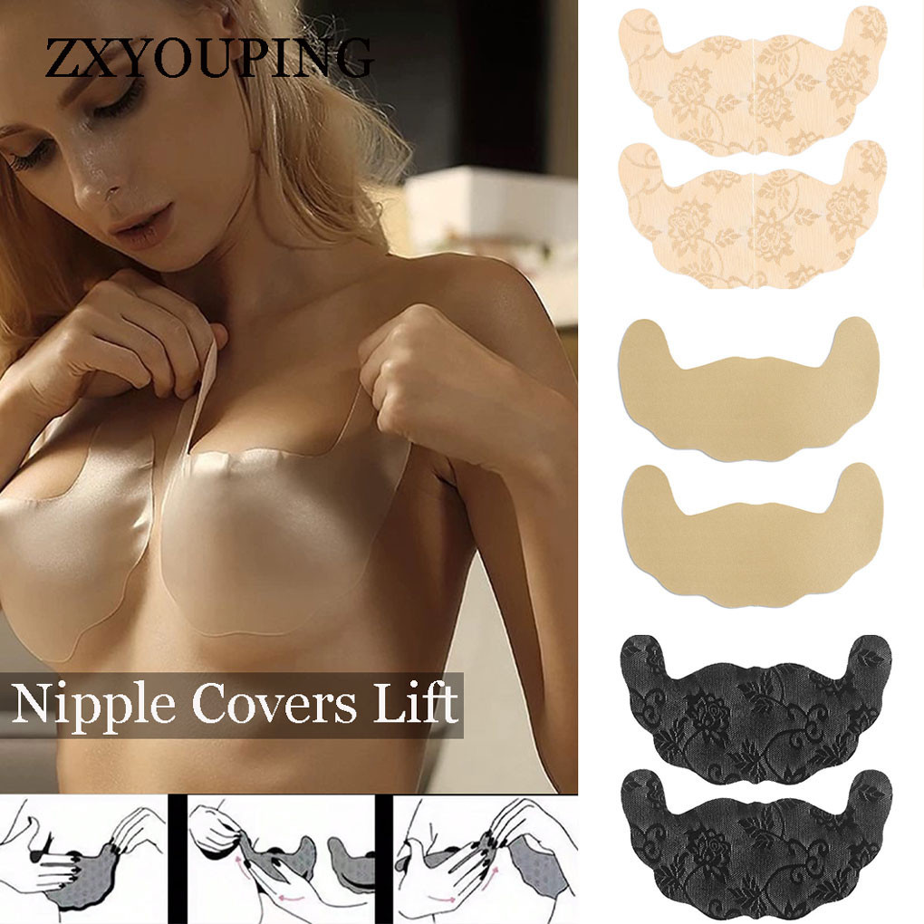 Strapless Bra Adhesive - 5 çift dantel nipel kapak yapıştırıcı