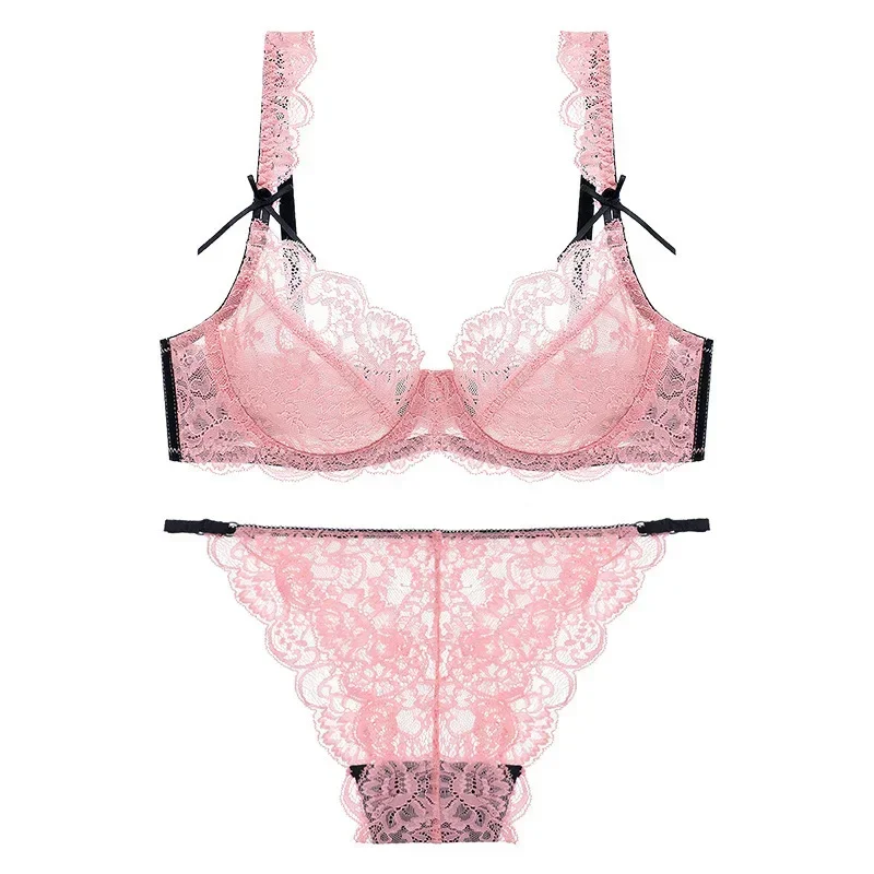 Cotton Bra Everyday - Seksi Şeffaf Ultra-ince Dantel iç çamaşırı