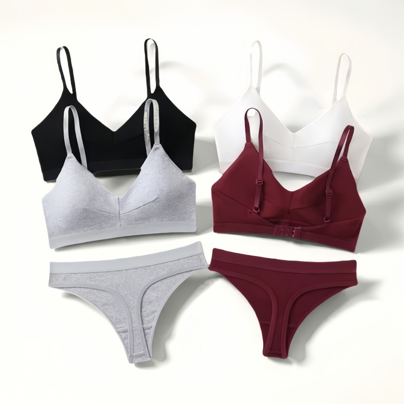 Cotton Bra Everyday - Konfor Pamuklu Sütyen Külot Takımı Kadınlar