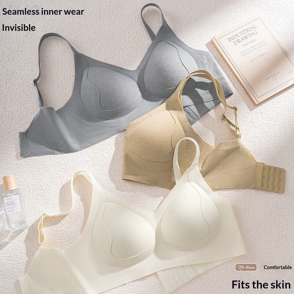 T Shirt Bra Seamless - Kadınlar için dikişsiz sütyen, kablosuz, görünmez