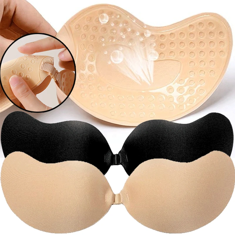 Push Up Bra Silicone - Yeniden Kullanılabilir Yapışkanlı Göğüs Ucu Örtüleri